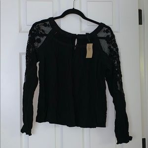 American Eagle Black Blouse